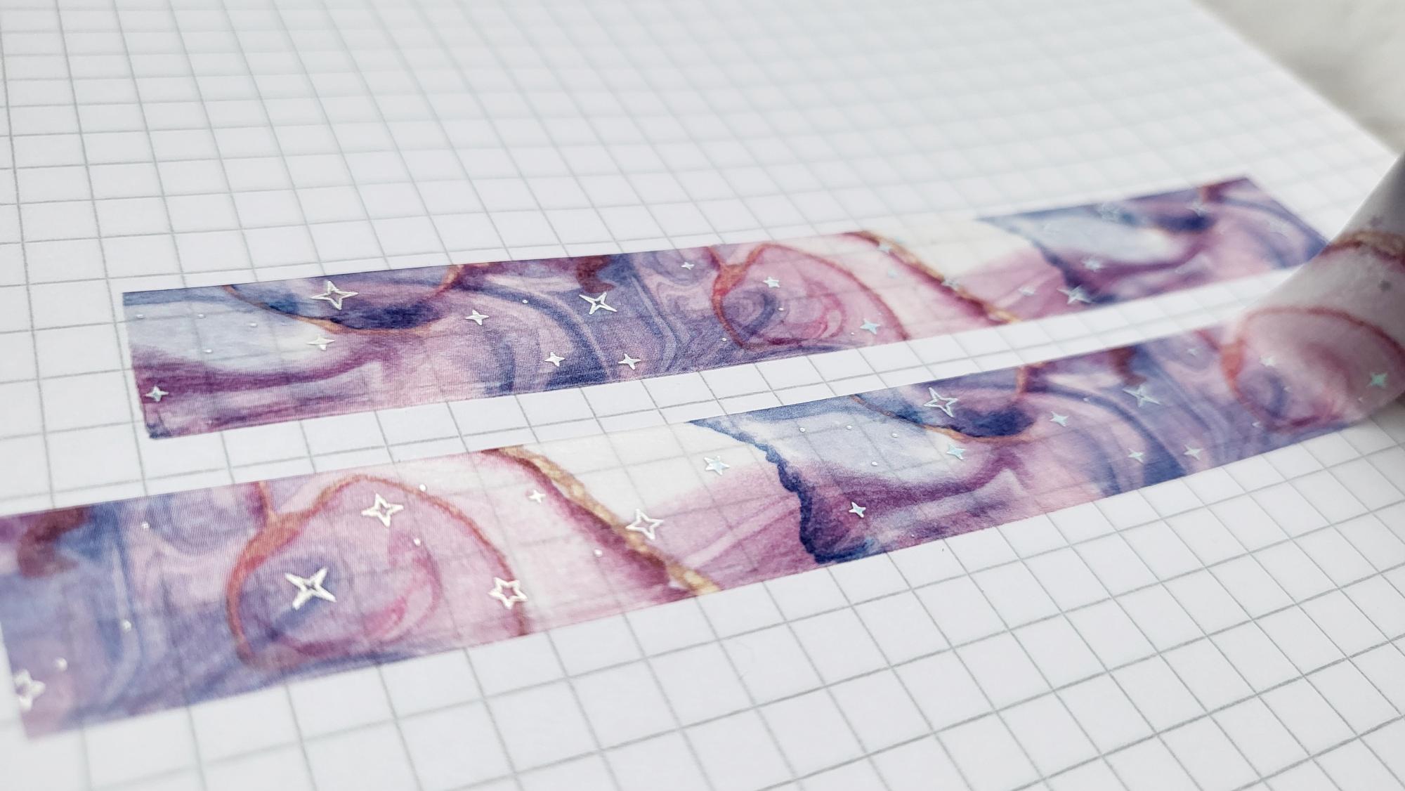 Washi Tape Lila Marmor